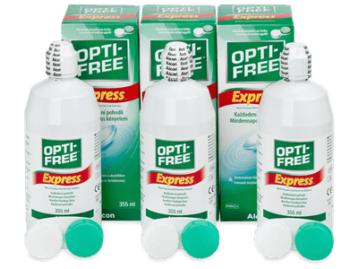 OPTI-FREE Express kontaktlencse folyadék 3 x 355 ml 