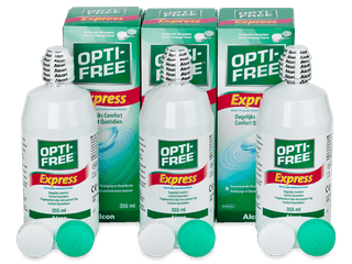 OPTI-FREE Express kontaktlencse folyadék 3x 355 ml - Ez a termék ilyen változatú csomagolásban is kapható