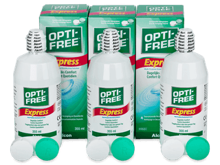 OPTI-FREE Express kontaktlencse folyadék 3 x 355 ml - Korábbi csomagolás