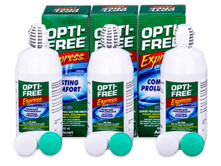 OPTI-FREE Express kontaktlencse folyadék 3x 355 ml - Korábbi csomagolás