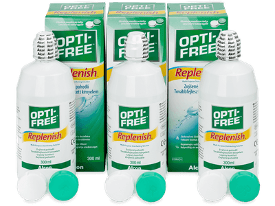 OPTI-FREE RepleniSH kontaktlencse folyadék 3 x 300 ml 