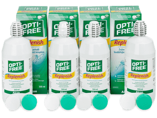 OPTI-FREE RepleniSH kontaktlencse folyadék 4x 300 ml - Gazdaságos 4-es kiszerelés - ápolószer