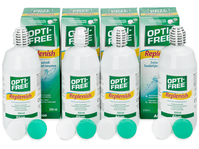 OPTI-FREE RepleniSH kontaktlencse folyadék 4 x 300 ml