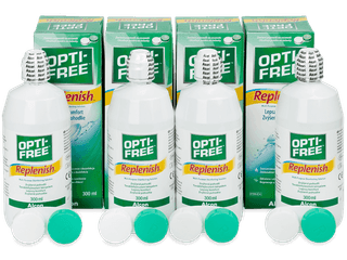 OPTI-FREE RepleniSH kontaktlencse folyadék 4x 300 ml  - Gazdaságos 4-es kiszerelés - ápolószer