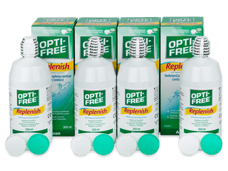 OPTI-FREE RepleniSH kontaktlencse folyadék 4x 300 ml - Korábbi csomagolás