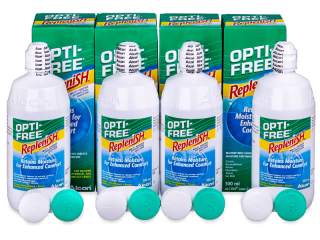 OPTI-FREE RepleniSH kontaktlencse folyadék 4x 300 ml - Korábbi csomagolás