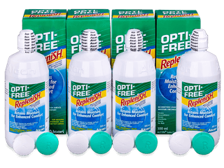 OPTI-FREE RepleniSH kontaktlencse folyadék 4x 300 ml  - Korábbi csomagolás