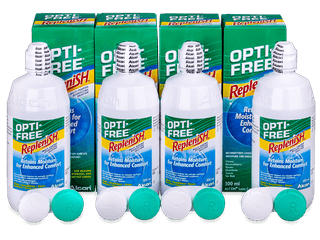 OPTI-FREE RepleniSH kontaktlencse folyadék 4x 300 ml - Korábbi csomagolás