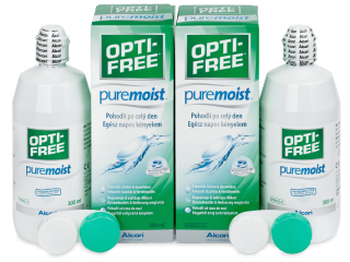 OPTI-FREE PureMoist kontaktlencse folyadék 2 x 300 ml 