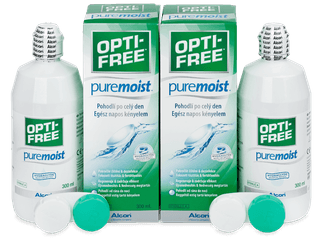 OPTI-FREE PureMoist kontaktlencse folyadék 2 x 300 ml