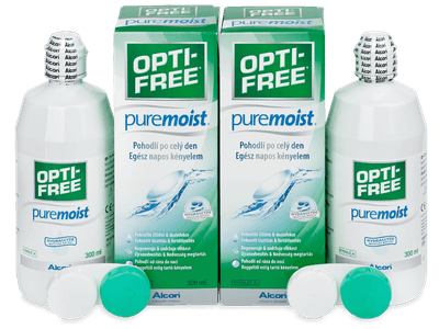 OPTI-FREE PureMoist kontaktlencse folyadék 2 x 300 ml