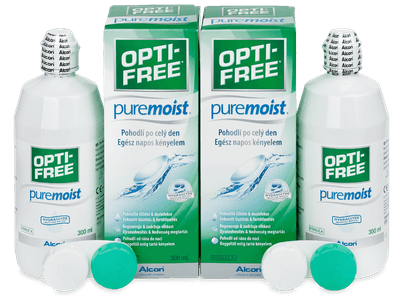 OPTI-FREE PureMoist kontaktlencse folyadék 2 x 300 ml 