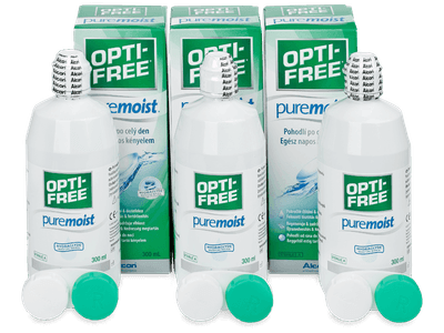 OPTI-FREE PureMoist kontaktlencse folyadék 3 x 300 ml