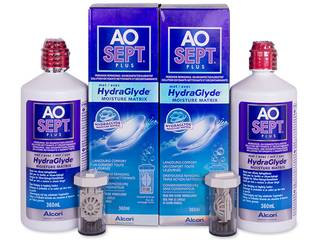 AO SEPT PLUS HydraGlyde kontaktlencse folyadék 2 x 360 ml - Korábbi csomagolás