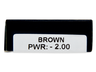 TopVue Daily Color - Brown - dioptriával napi lencsék (2 db lencse) - Paraméterek előnézete