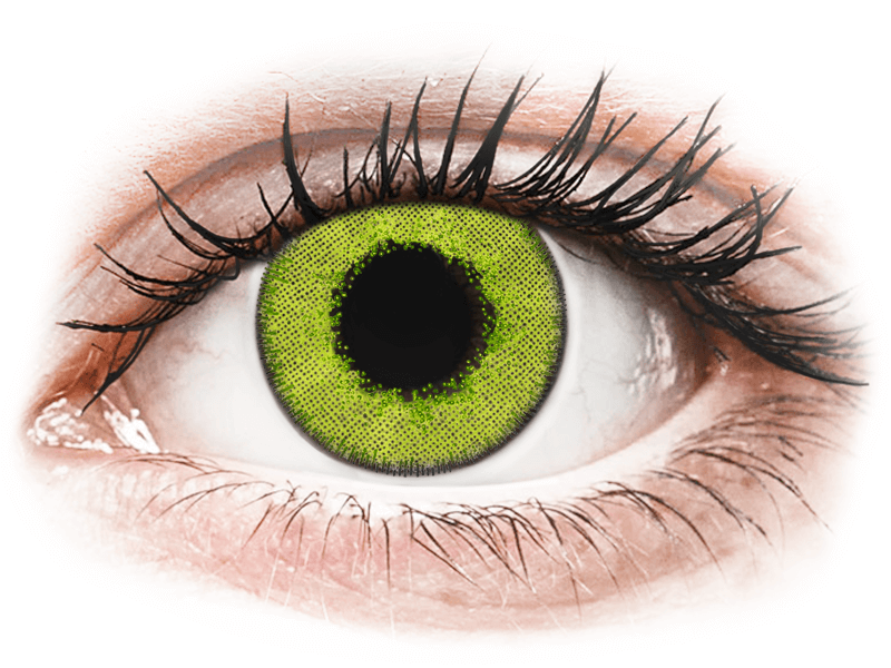 TopVue Daily Color - Fresh Green - dioptriával napi lencsék (2 db lencse) - Coloured contact lenses