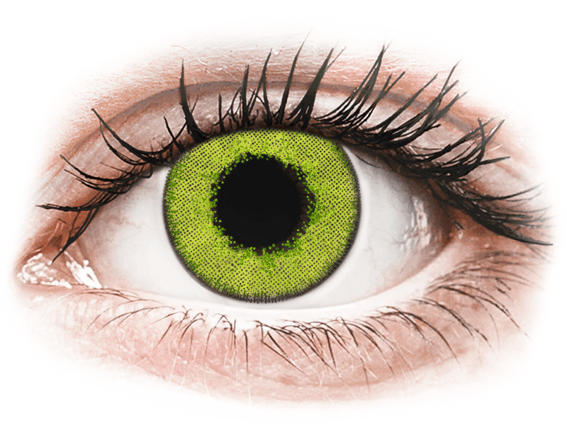 TopVue Daily Color - Fresh Green - dioptriával napi lencsék (2 db lencse) - Coloured contact lenses