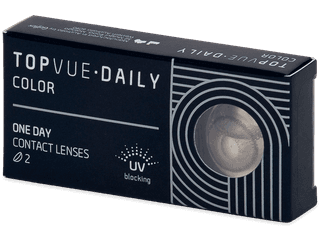 TopVue Daily Color - Grey - dioptriával napi lencsék (2 db lencse) - Coloured contact lenses