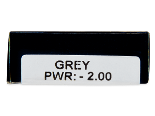 TopVue Daily Color - Grey - dioptriával napi lencsék (2 db lencse) - Paraméterek előnézete