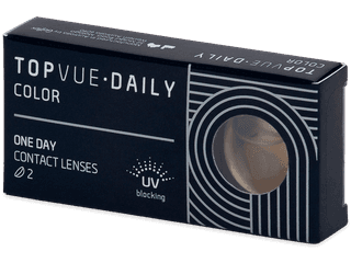 TopVue Daily Color - Honey - dioptriával napi lencsék (2 db lencse) - Coloured contact lenses