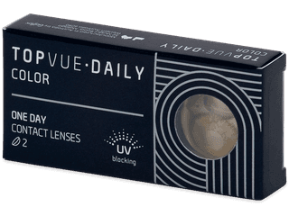 TopVue Daily Color - Pure Hazel - dioptriával napi lencsék (2 db lencse) - Coloured contact lenses