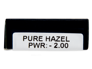 TopVue Daily Color - Pure Hazel - dioptriával napi lencsék (2 db lencse) - Paraméterek előnézete