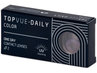 TopVue Daily Color - Violet - dioptriával napi lencsék (2 db lencse) - Coloured contact lenses
