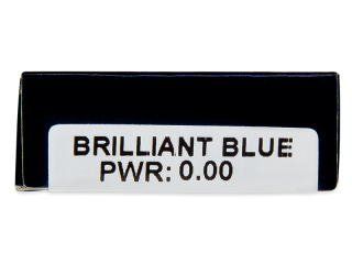 TopVue Daily Color - Brilliant Blue - dioptria nélkül napi lencsék (2 db lencse) - Paraméterek előnézete