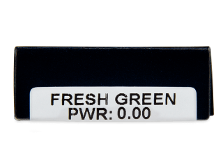 TopVue Daily Color - Fresh Green - dioptria nélkül napi lencsék (2 db lencse) - Paraméterek előnézete
