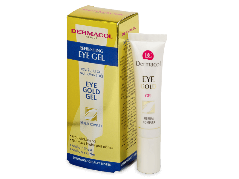 Dermacol Eye Gold szemgél fáradt szemre 15 ml 