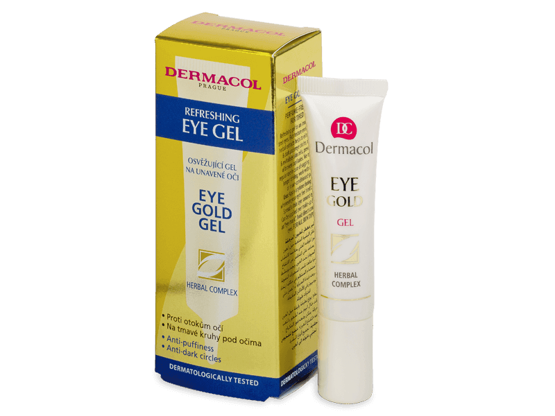 Dermacol Eye Gold szemgél fáradt szemre 15 ml 