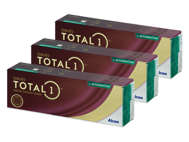 Dailies TOTAL1 for Astigmatism (90 db lencse) - Tórikus kontaktlencsék