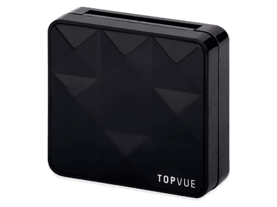 TopVue utazó készlet tükörrel – piramis mintás