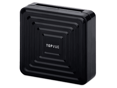 TopVue utazó készlet tükörrel – négyzetmintás