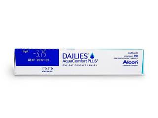 Dailies AquaComfort Plus (90 db lencse) - Paraméterek előnézete