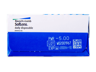 SofLens Daily Disposable (30 db lencse) - Paraméterek előnézete