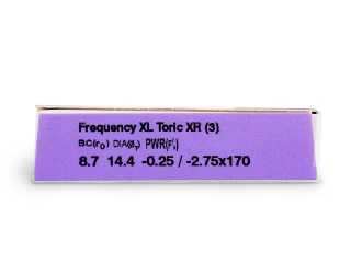 FREQUENCY XCEL TORIC XR (3 db lencse) - Paraméterek előnézete