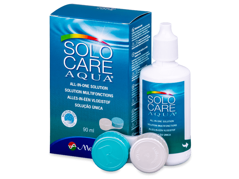SoloCare Aqua kontaktlencse folyadék 90 ml  - Ápolószer