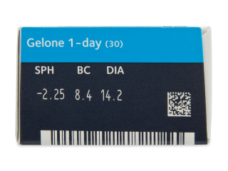 Gelone 1-day (30 db lencse) - Paraméterek előnézete
