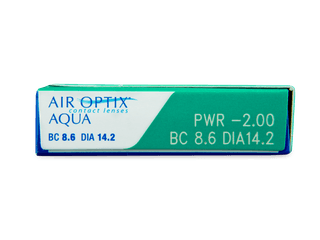 Air Optix Aqua (6 db lencse) - Paraméterek előnézete