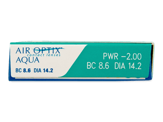Air Optix Aqua (6 db lencse) - Paraméterek előnézete