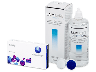 Biofinity (6 db lencse) + 400 ml Laim-Care ápolószer