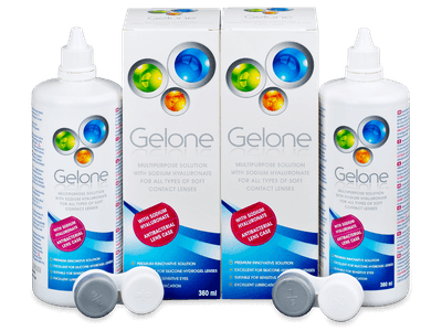 Gelone kontaktlencse folyadék 2 x 360 ml 