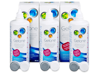 Gelone kontaktlencse folyadék 3 x 360 ml