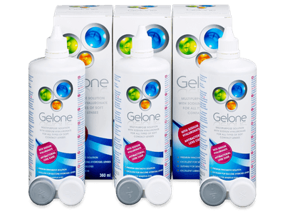Gelone kontaktlencse folyadék 3 x 360 ml