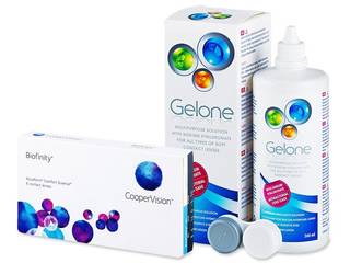 Biofinity (6 db lencse) + 360 ml Gelone ápolószer