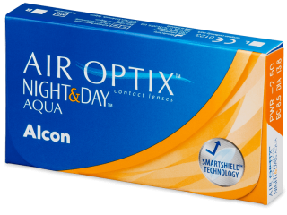Air Optix Night and Day Aqua (6 db lencse) - Havi kontaktlencsék