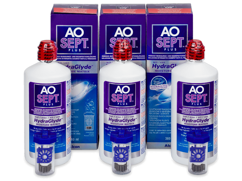 AO SEPT PLUS HydraGlyde ápolószer 3x360 ml  - Gazdaságos hármas kiszerelés - ápolószer